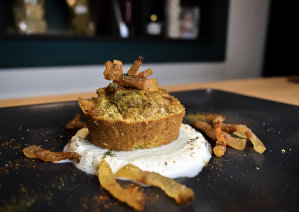 FLAN DI FUNGHI PORCINI E SBRISE CON ERBA MEDICA Open Farm